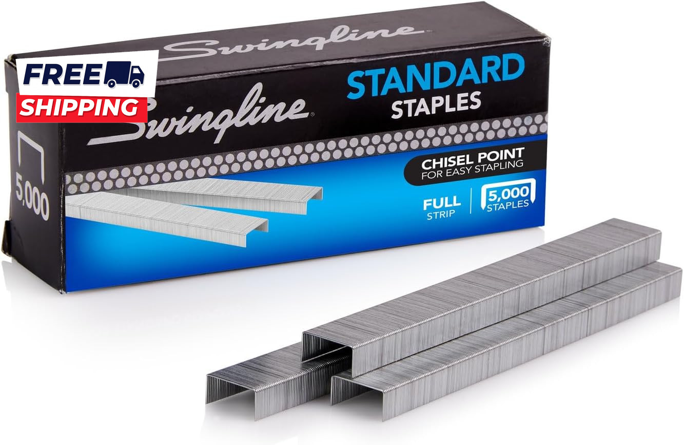 Standard Staples 1/4″ Full Strip Box of 5,000…….