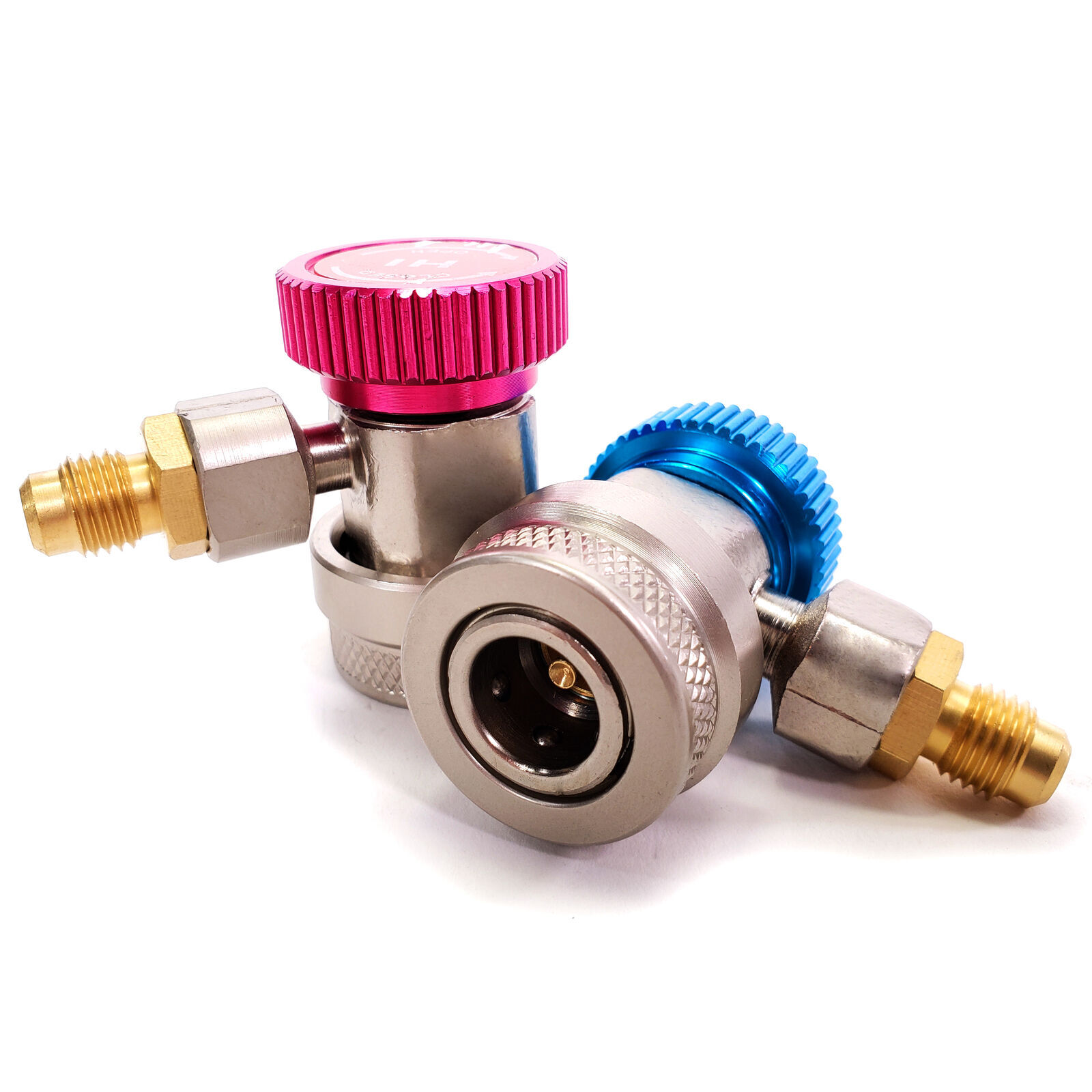 A/C Air Condition R134A Quick Coupler Connector Adapter High Low Side SAE HVAC