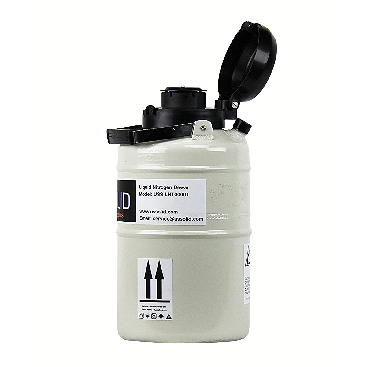 U.S. Solid 3L Cryogenic Container Liquid Nitrogen LN2 Tank