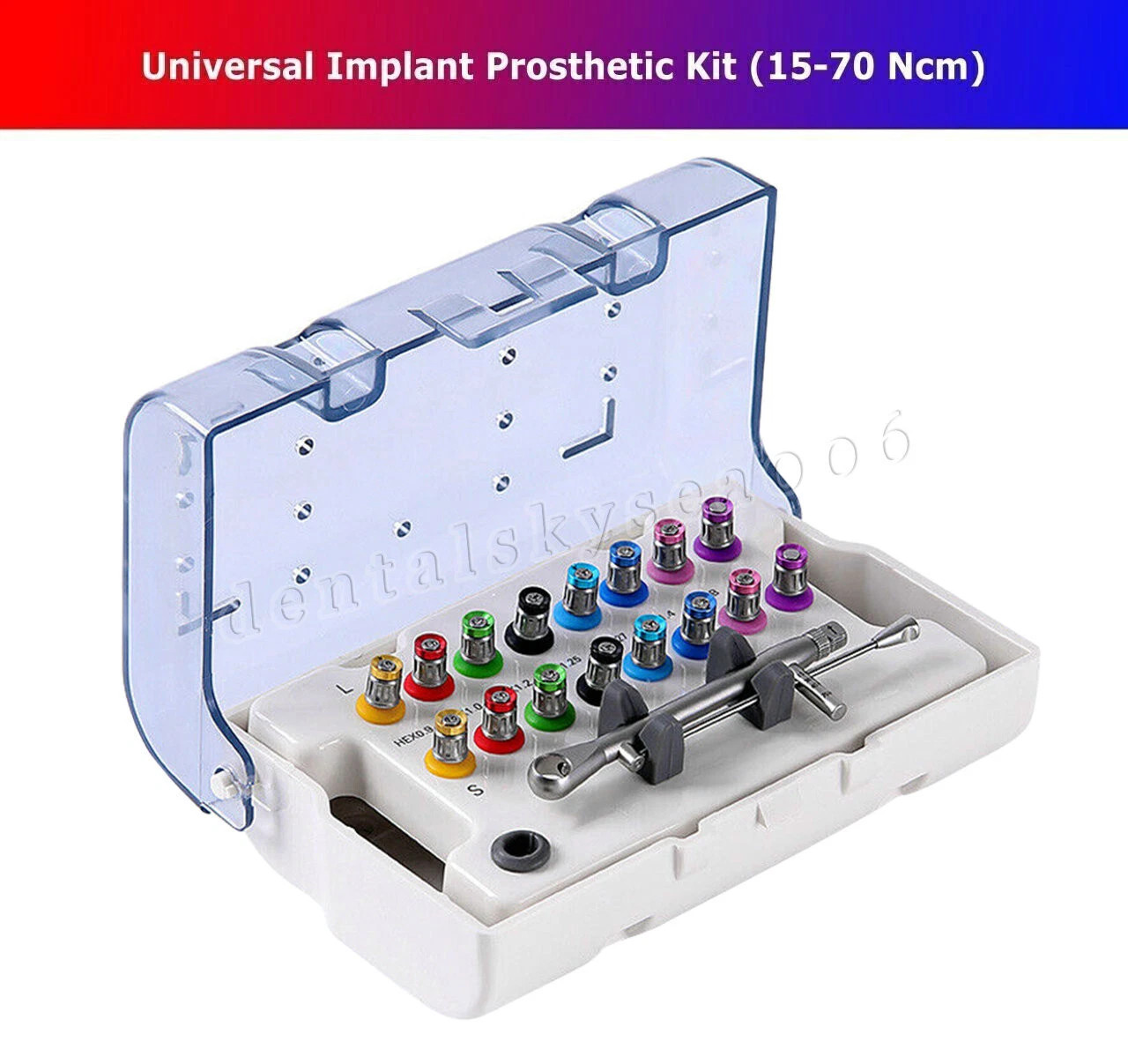 Dental Universal Implant Prosthetic Kit Torque Wrench Screw Drivers Remover Kit