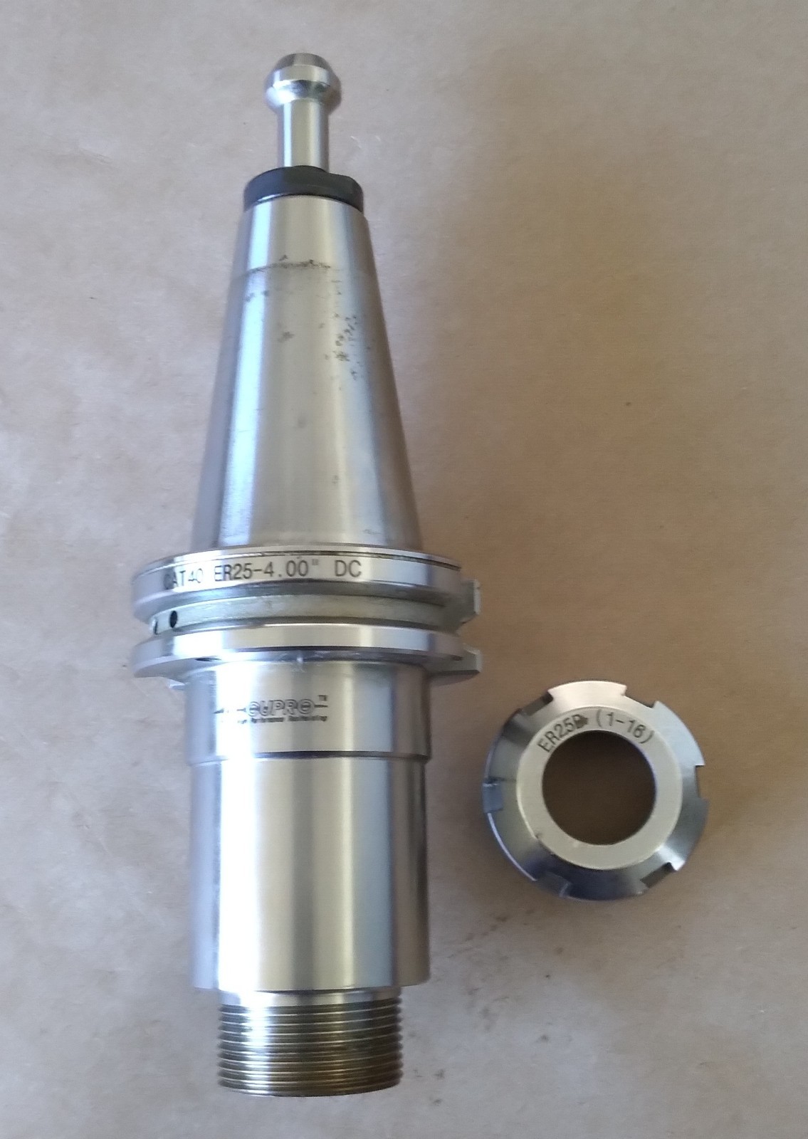 ACCUPRO CAT40 ER32-4.00″ DC, ER32B (2-20), TOOL HOLDER, ITEM A