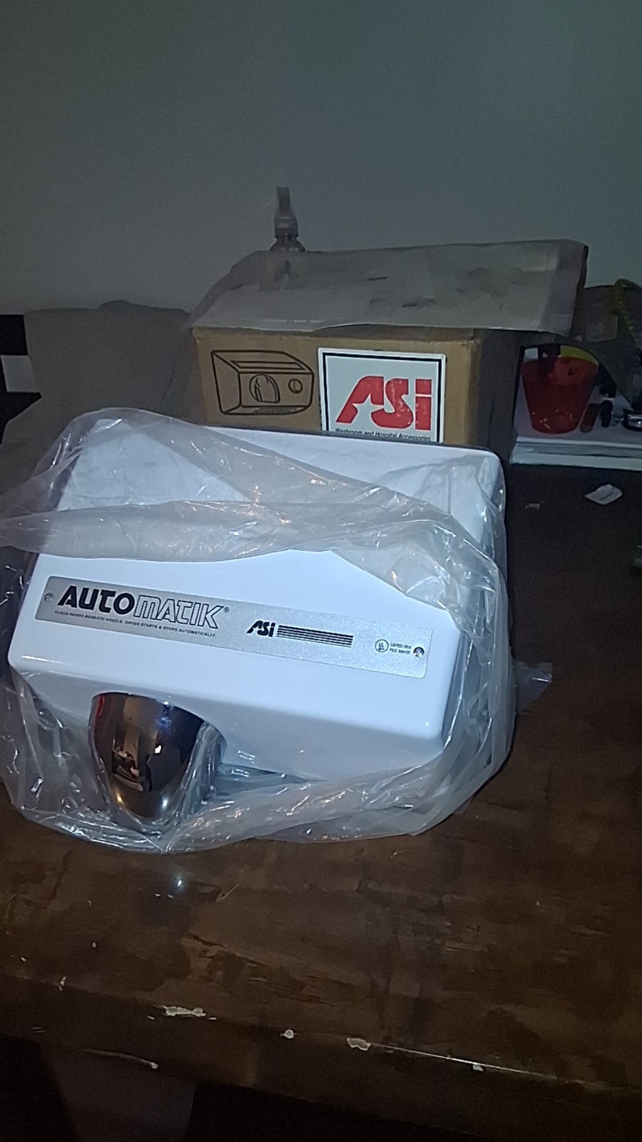ASI Automatik 0122 Automatic Hand Dryer 120V Commercial Wall Mount NEW Open Box