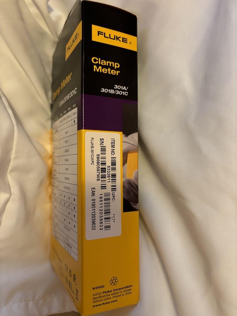 FLUKE Digital Clamp Meter 301A Tester Versatile Tool Yellow Electrical JP