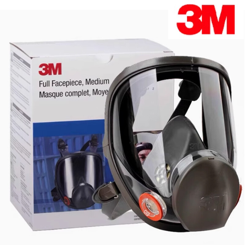 6800 Full Facepiece Reusable Respirator, Respirator Protection MEDIUM