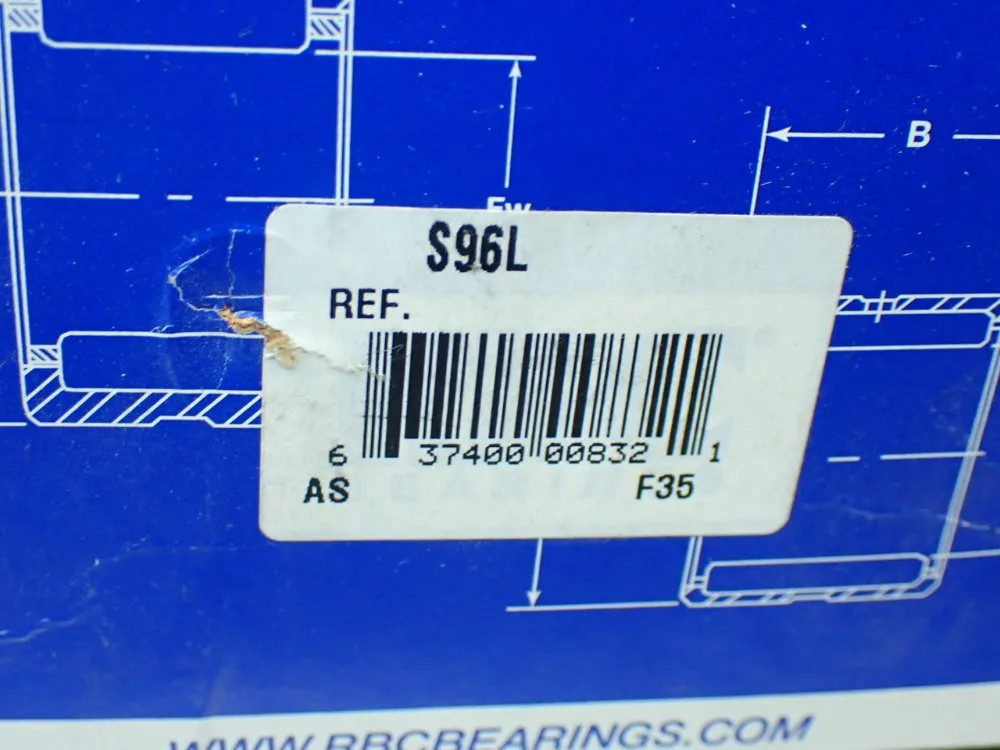RBC BEARINGS 2 SLOTTED HEAD FLAT CAM FOLLOWERS S96L