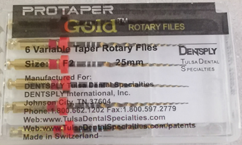 10 Packs Dentsply ProTaper Gold Rotary Files F1,F2,F3,S1,S2,SX-F3, SX19