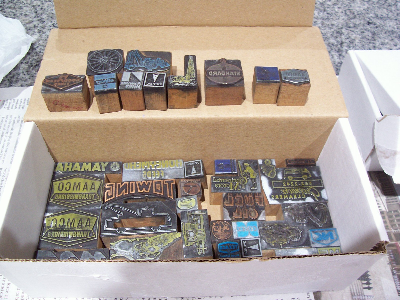 PRINTERS CUTS, Misc. Automotive, gas, oil, etc. 35 in all