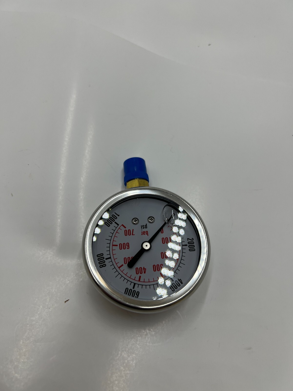 Dynamic Fluid Components Pressure Gauge 0-10000psi 0-700bar 2.5″ CF1P-700A