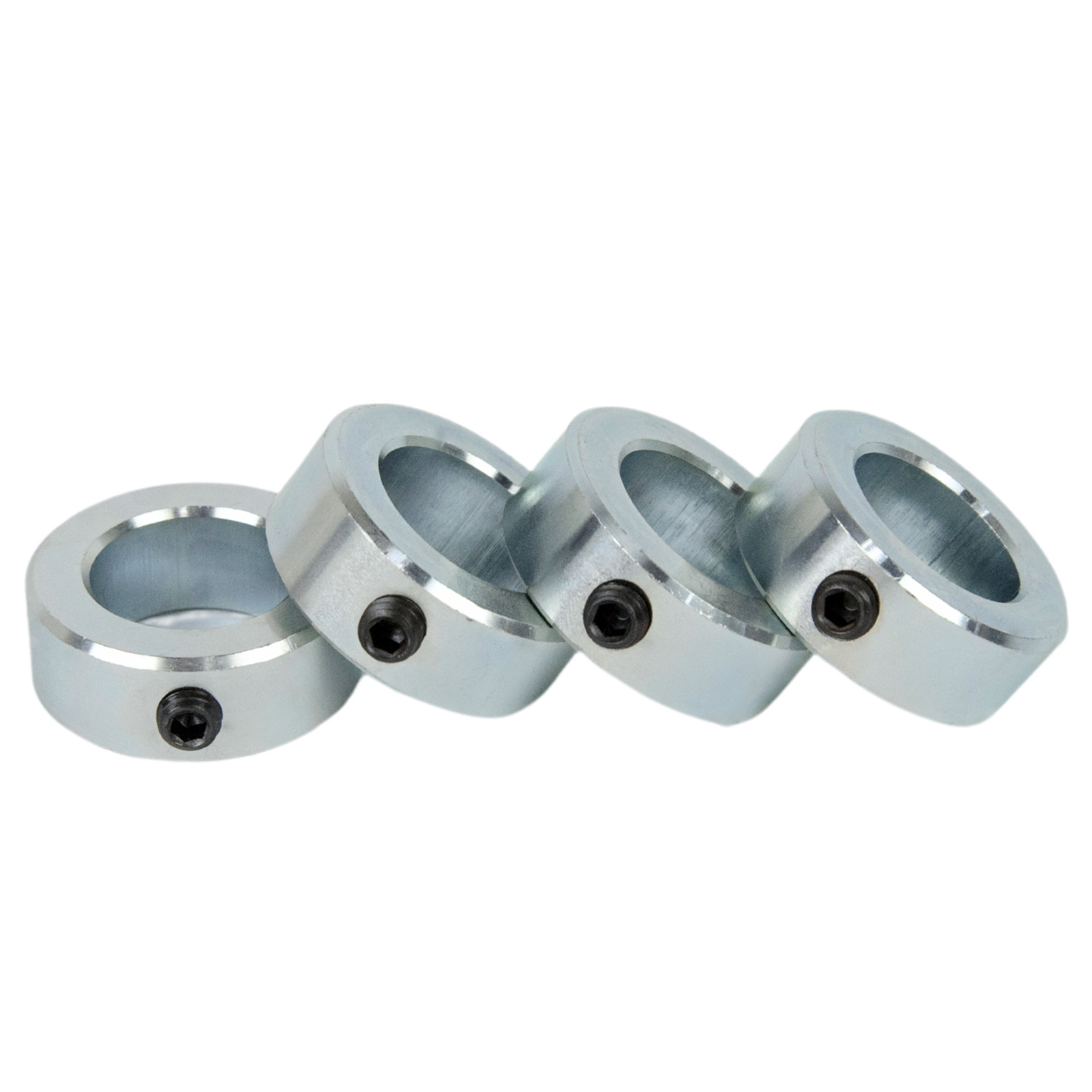 5/8″ Bore Zinc Plated Set Screw Shaft Collar OD 1-1/8″ Width 1/2″ (10 PCS)