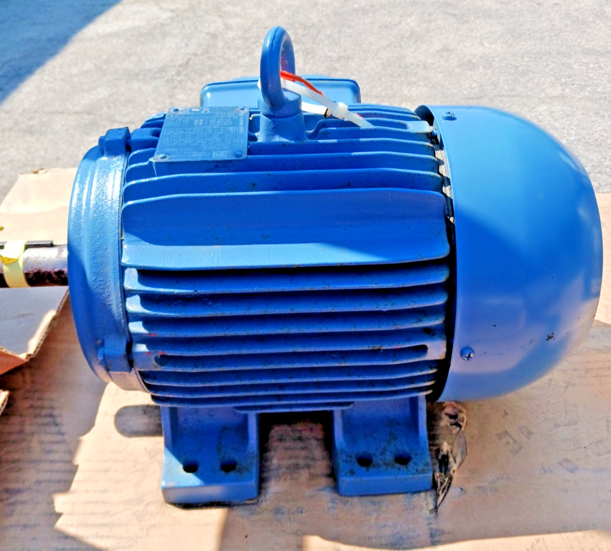 New Weg 5 HP Ac Electric Motor 182/4T Frame 208-230/460 Vac 1750 Rpm Tefc 1-1/8″