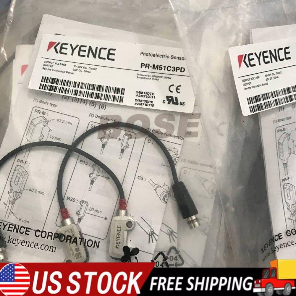 Keyence PR-M51C3PD Photoelectric Sensor PRM51C3PD 1PC New Fast Shipping