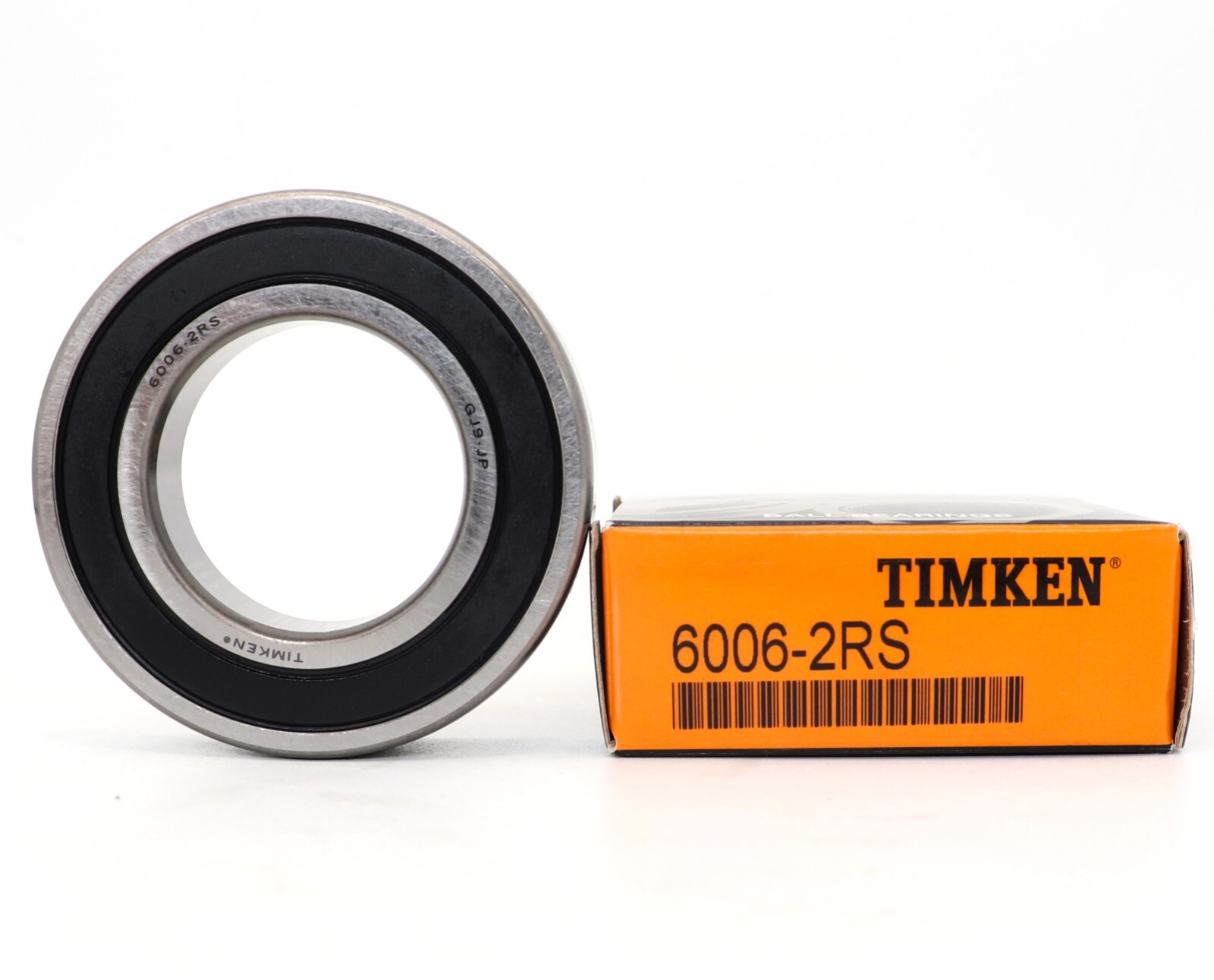 (Qty.2)TIMKEN 6006-2RS High Quality Two Side Sealed Ball Bearings 30X55X13MM