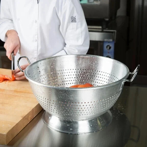 Vollrath 68350 Heavy Duty Aluminum Colander 16 Qt New Free Shipping