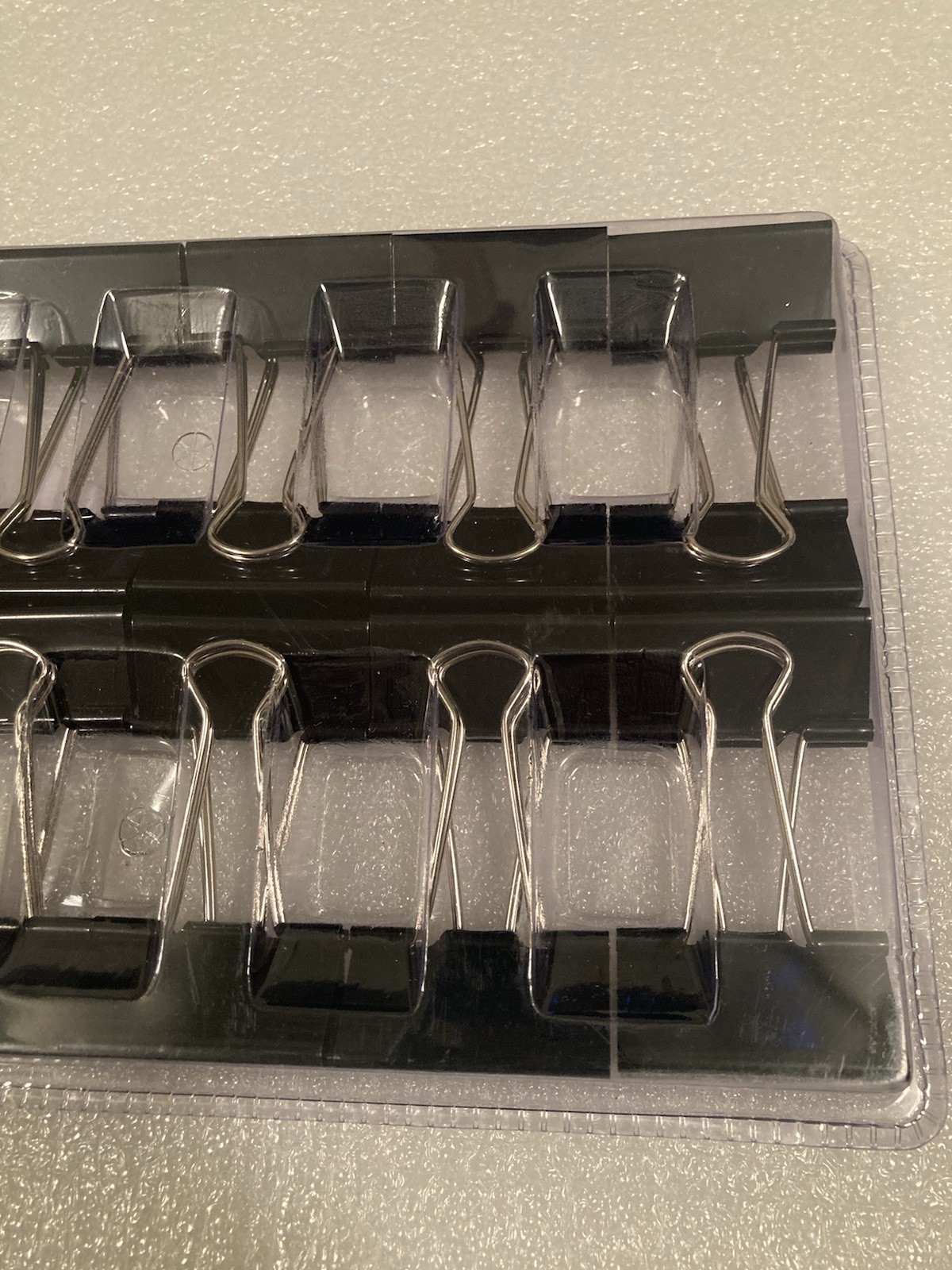 DSTELIN LARGE BINDER BLACK CLIPS (24 pack) 1.6inch WIDTH 0.7inch CAPACITY