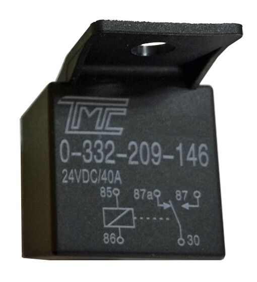 Automotive Car Relay 24VDC 40A SPDT 5 Pin WATER RESISTANT, SHIPS FAST FROM USA!