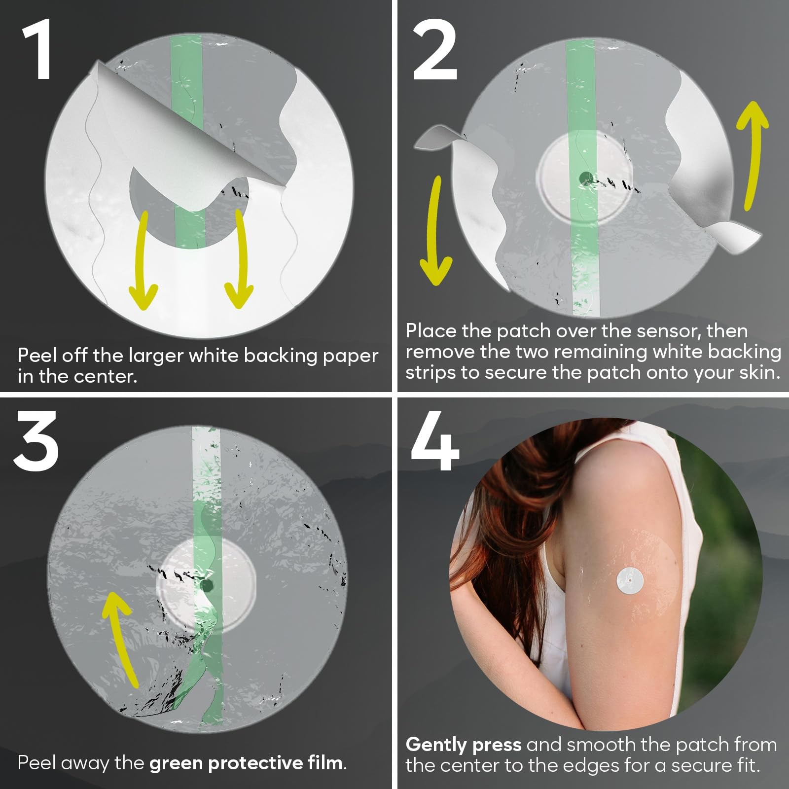 Freestyle 20 Libre 3 Sensor Covers Waterproof – Transparent, 20 Patches