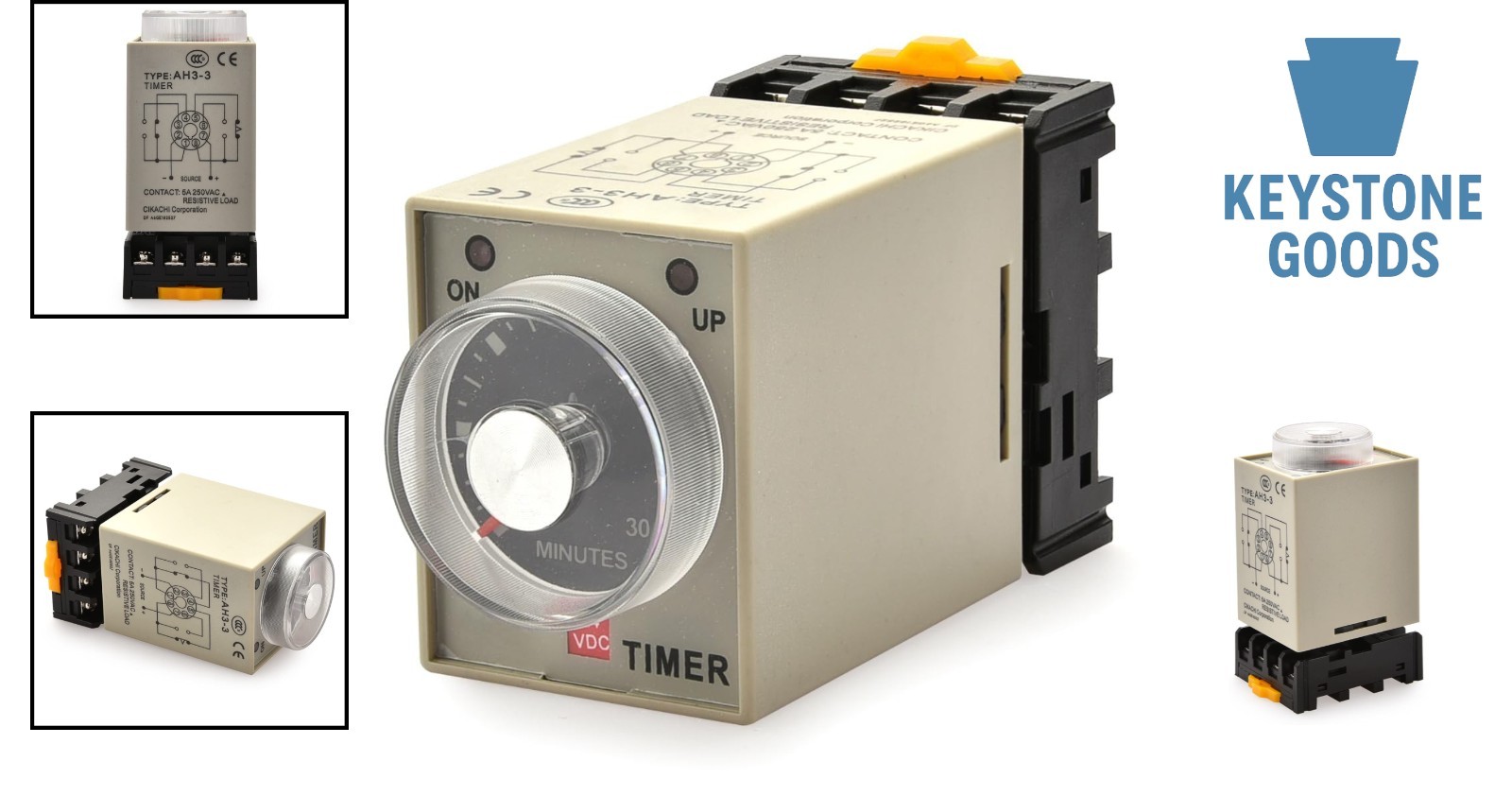 AC 220V 60Min Solid State Time Delay Relay with Socket