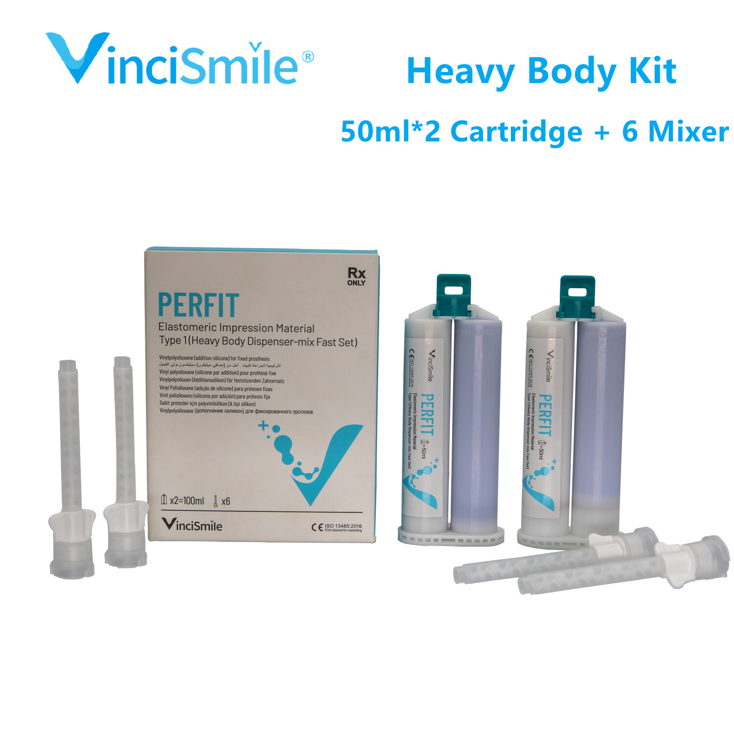 Dental Impression Material Putty Heavy Regular Light Body Fast Normal VPS PVS