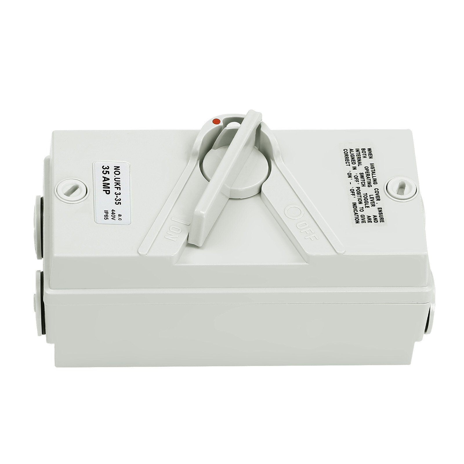 35A 440V Disconnector Switch 3 Way 3 Positions Isolation Switch Waterproof?IP65