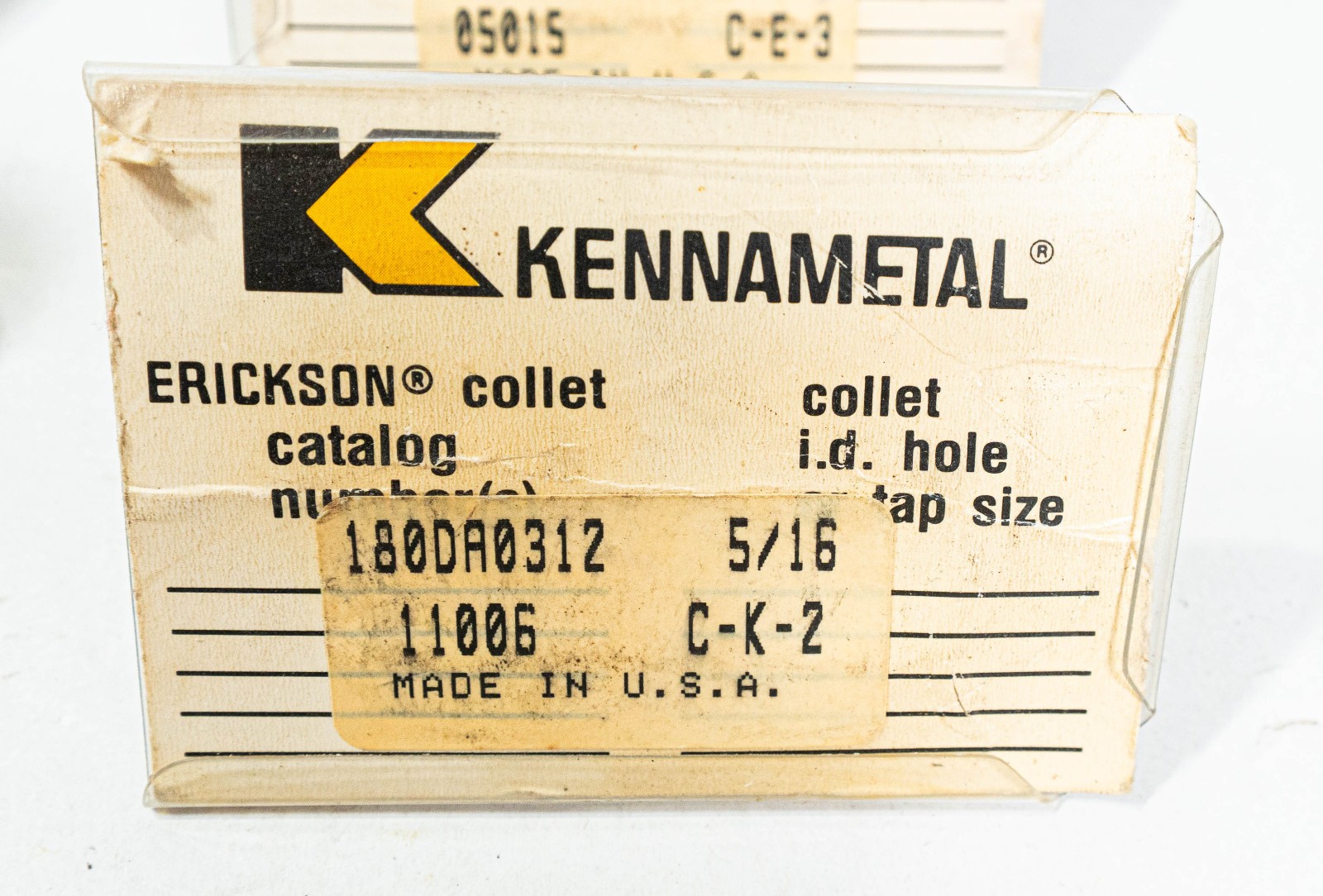 Lot of 17 Kennametal Erickson Collets 180DA0500-180DA0312-180DA0375