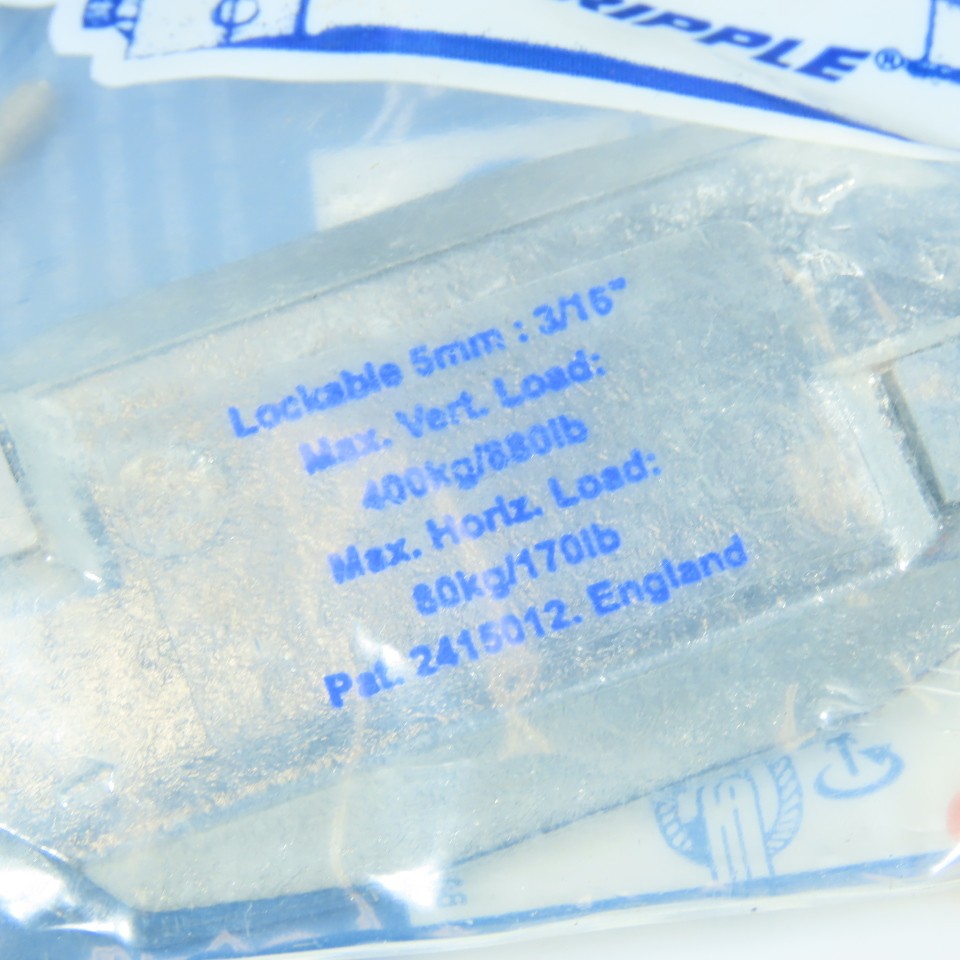 Gripple LK-3/16-1B 3/16″ Lockable Wire Loop Fastener W/ Key Lot of 3