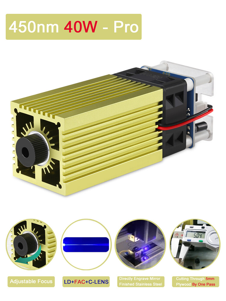 4W 5W 20W 30W 40W 60W Optical Power Laser Module for Laser Engraver Cutting DIY