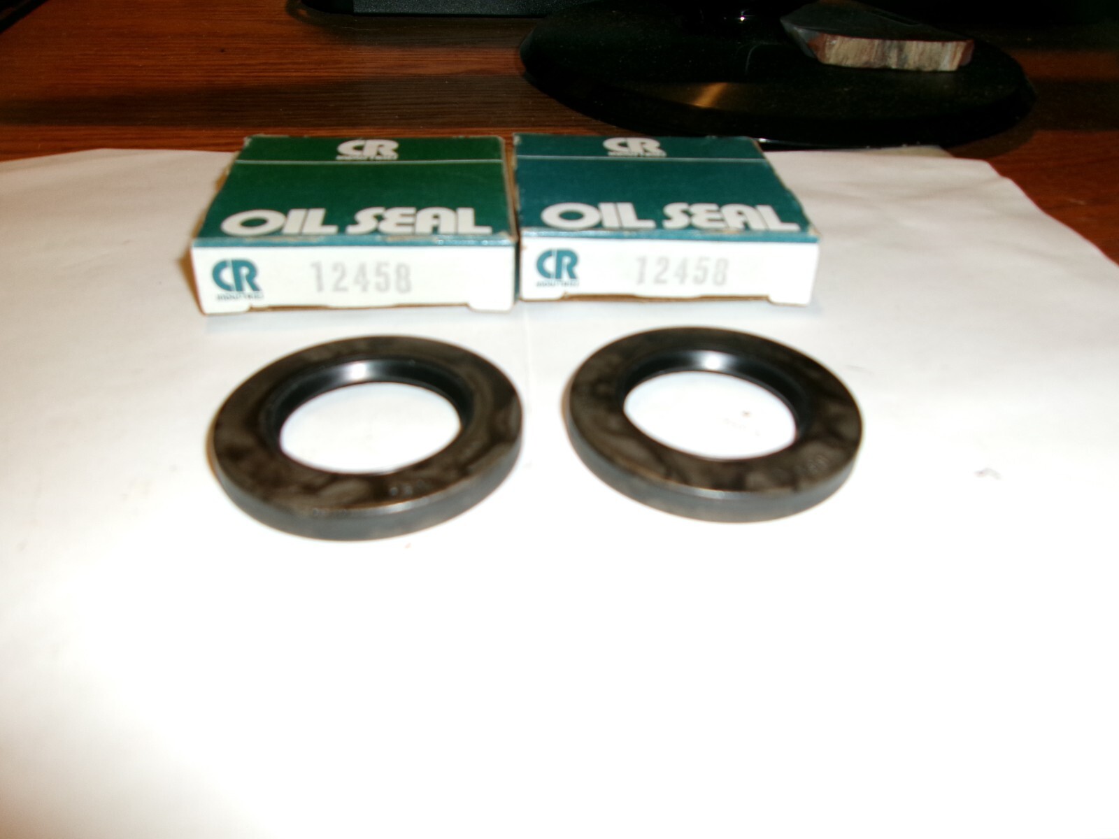 2 (TWO) CHICAGO RAWHIDE 12458 OIL SEALS = $14.98 = $7.49 EACH = FREE SHIPPING