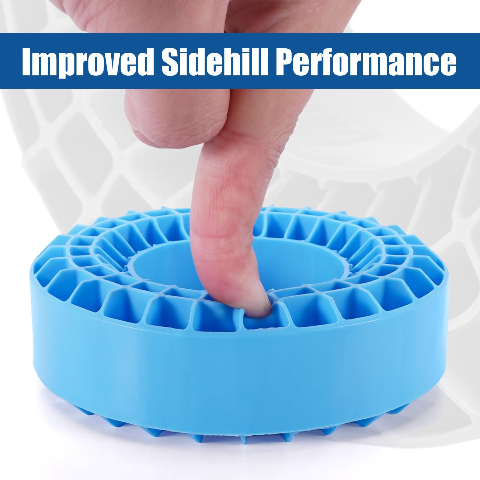 INJORA Silicone Rubber Inserts Foam for 106-108mm 1.9″ Tires(Blue) Small, Blue
