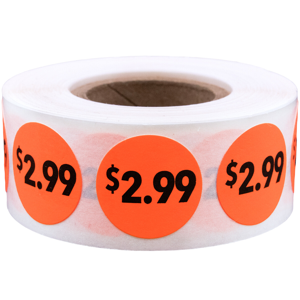 Fluorescent Pricing Stickers | 0.75″ Inch Round – 500 Pack | Pick a Price
