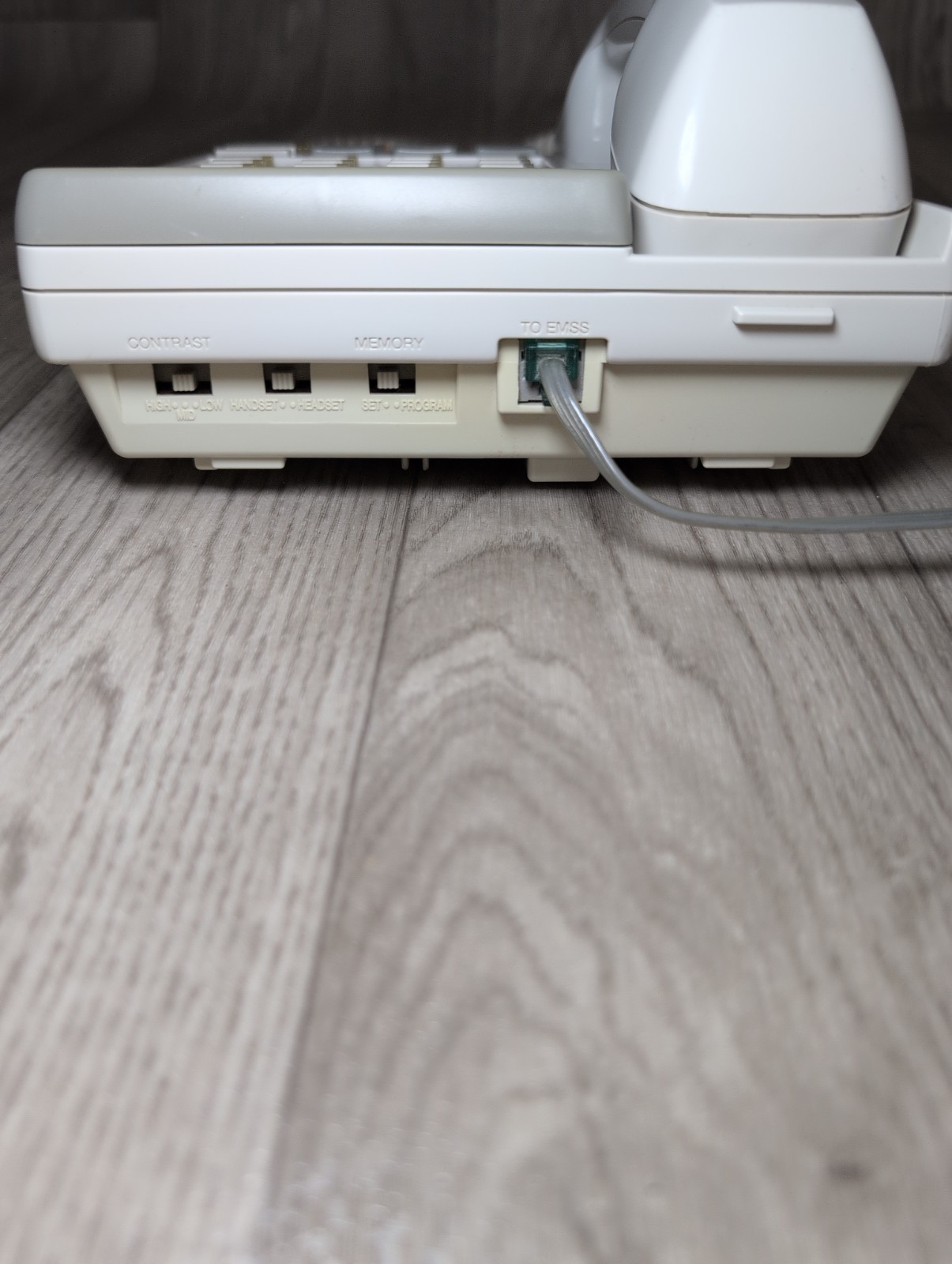Panasonic KX-T7030 White Digital Corded Phone With 2-Line Backlit LCD Display