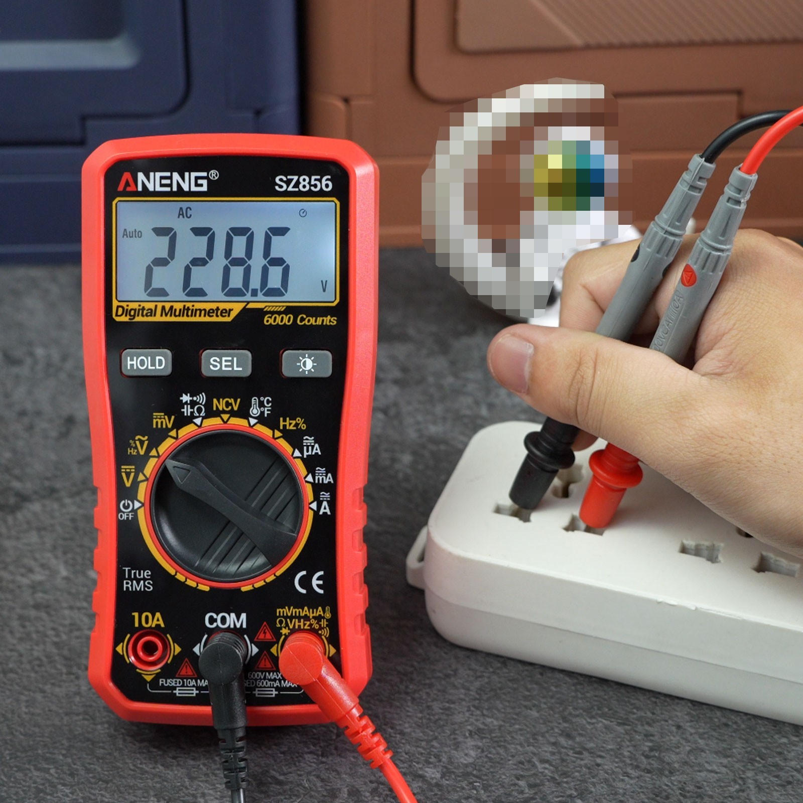 ANENG Digital Multimeter True RMS 6000 Counts Auto Ranging AC DC Voltage Tester
