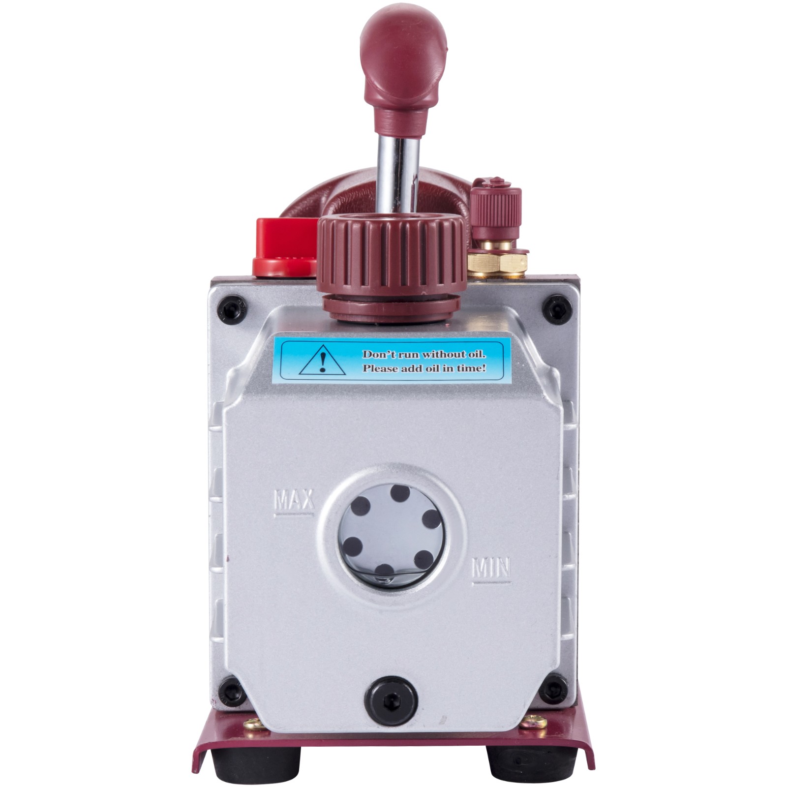 4.5CFM Vacuum Pump Rotary Vane 1/3HP 5 Pa 1-Stage Air Conditioning Fridge Model