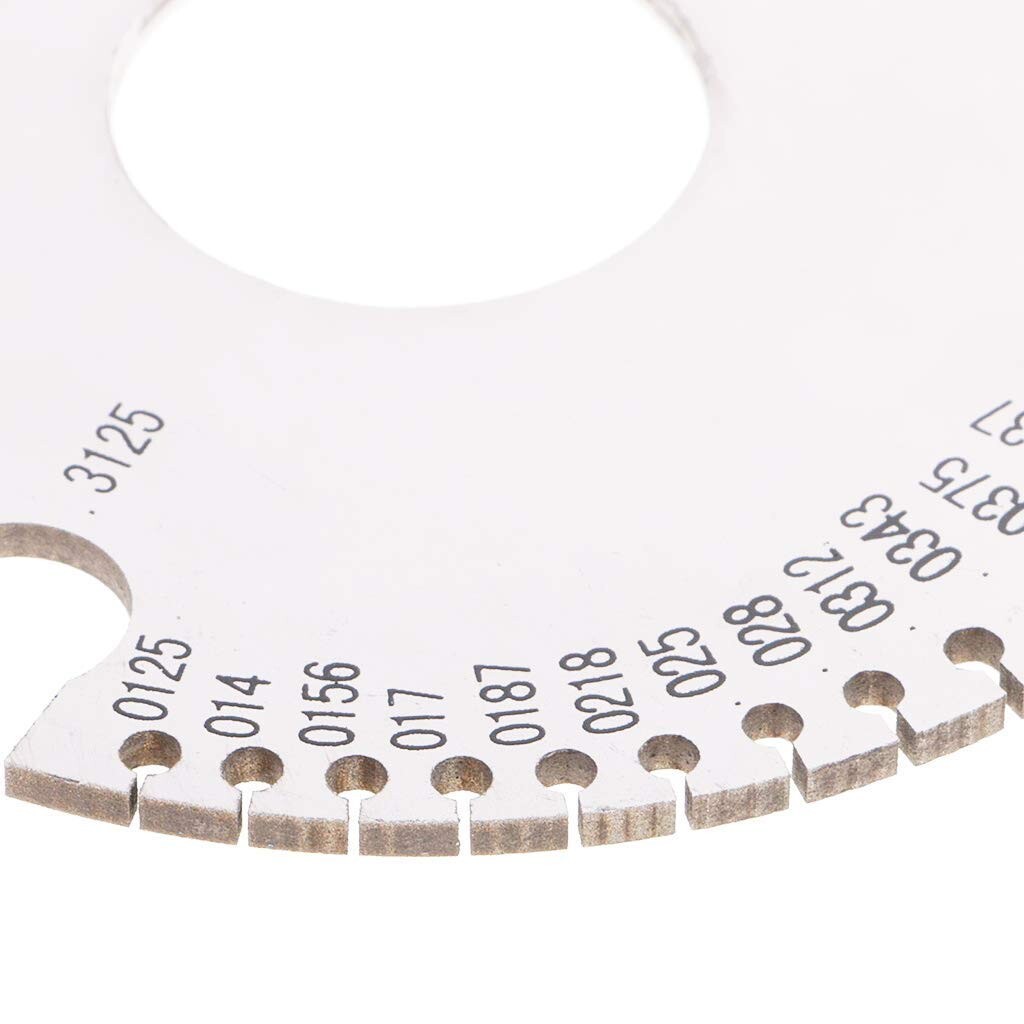Round Thickness Stainless Steel Wire Gauge Diameter Gage Metal Inch Measurement