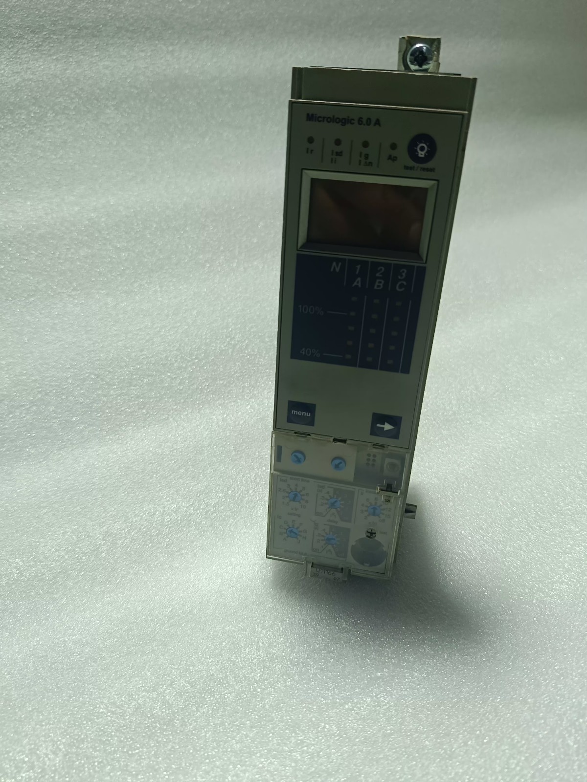 SCHNEIDER MICROLOGIC 6.0A CIRCUIT BREAKER TRIP UNIT 33073BA W11166 AAV73102
