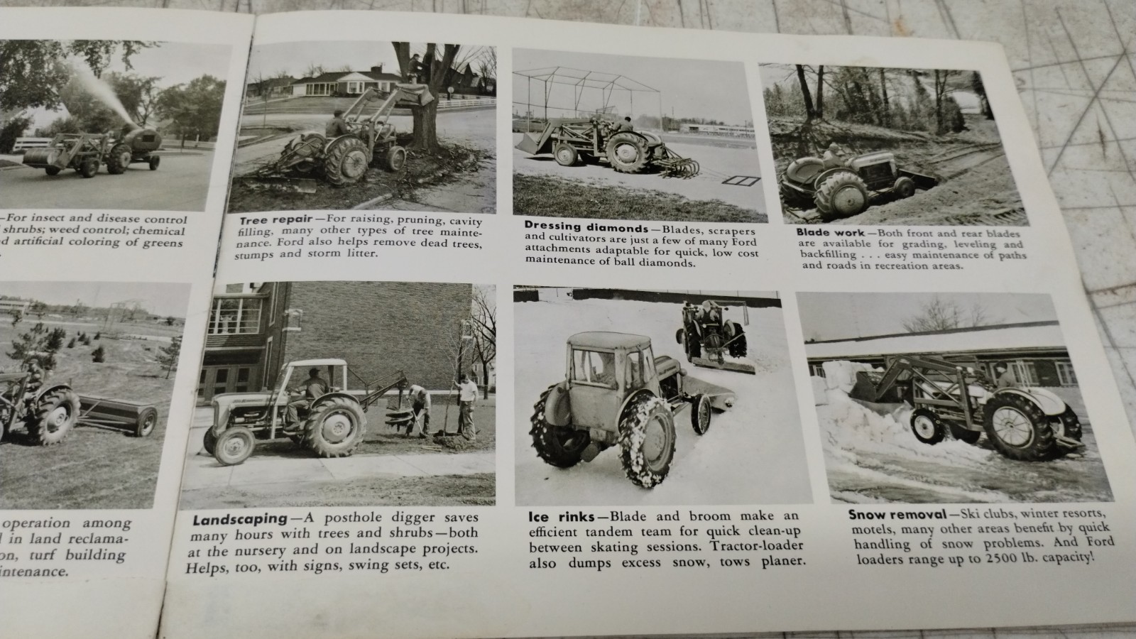 Ford Tractors And Equipment For Grounds Maintenance AD-6950