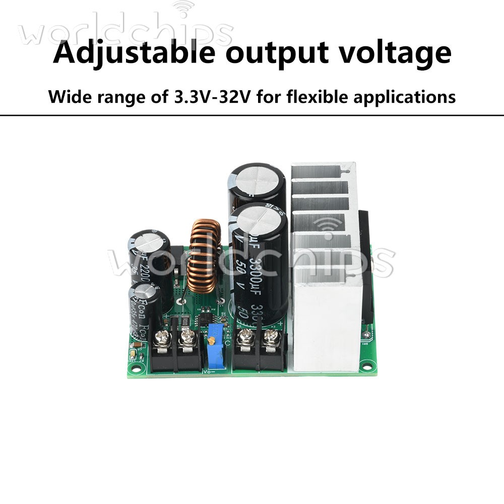 AC 5-25V/DC 8-38V To DC 3.3-32V Buck Power Module Adjustable Voltage Regulator
