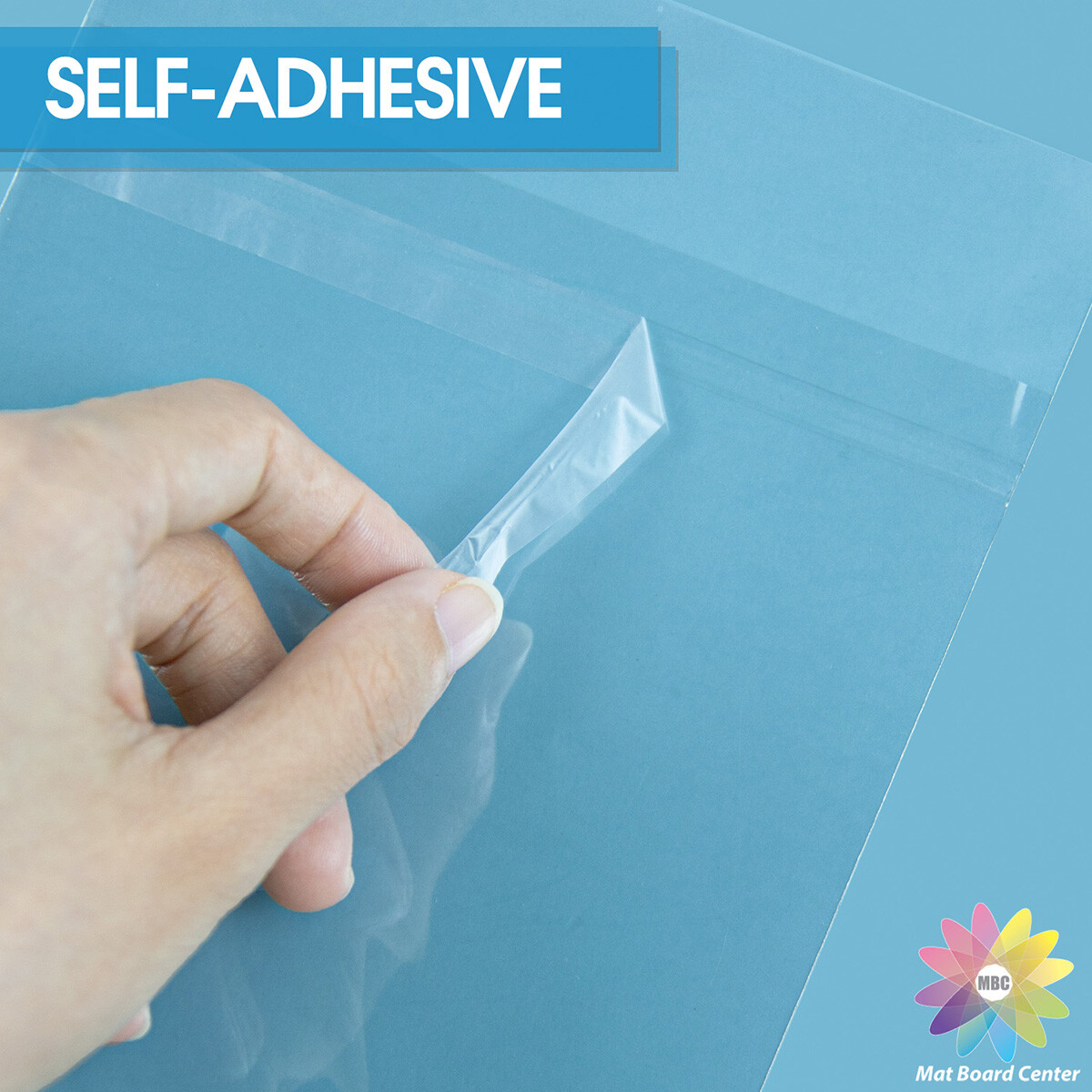 4Mil 6×9 inches Clear Resealable Self Adhesive Seal Cello Lip Tape Plastic Bags