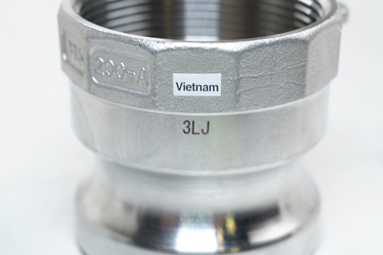 New Camlock Male Adapter x 2″ Female NPT 316 Stainless Steel Type A 200A Fitting