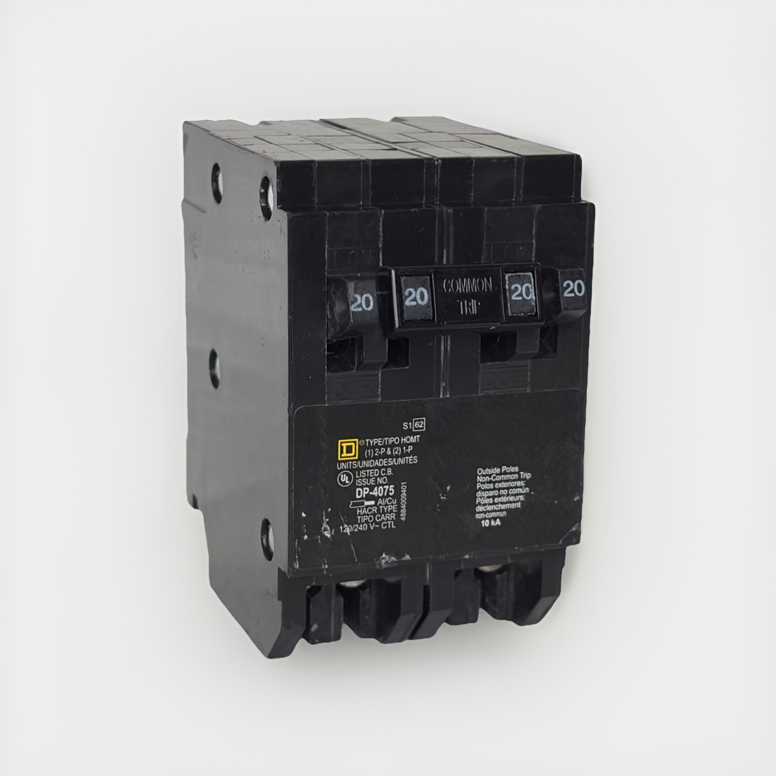 Square D HOMT220220CP 20 A Miniature Circuit Breaker