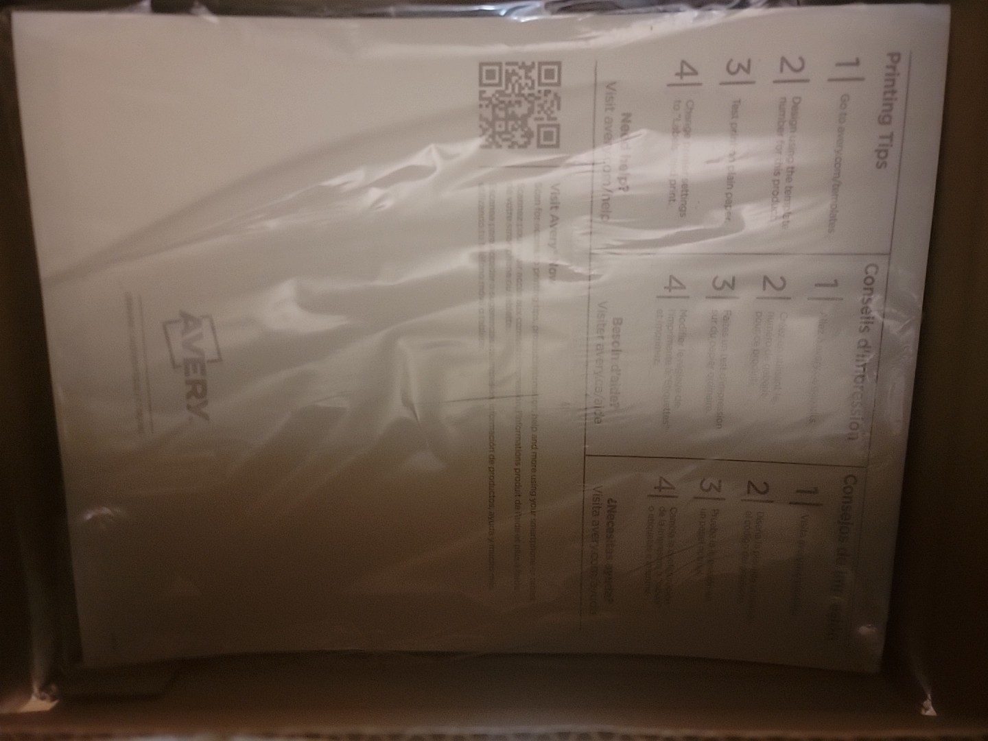 15,000 (500 sheets of 30) Avery 95915 1in. x 2.63 in. Easy Peel LASER Labels New