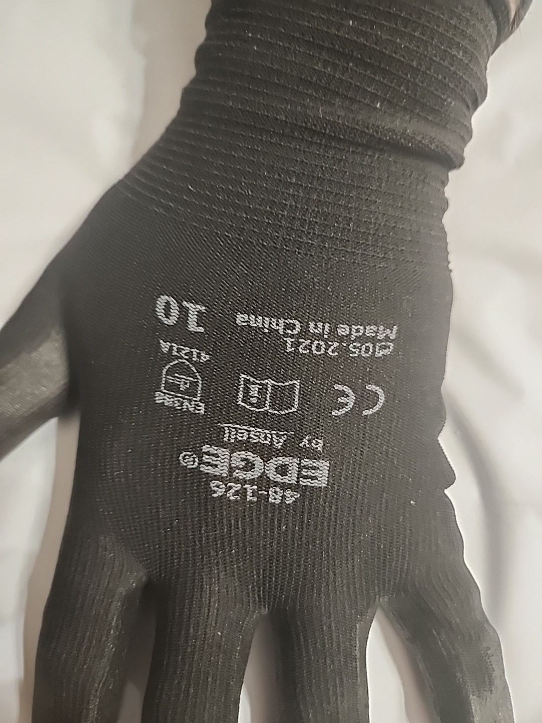144 pairs XL Ansell EDGE 48-126 Abrasion-resistant gloves Size 10 X large
