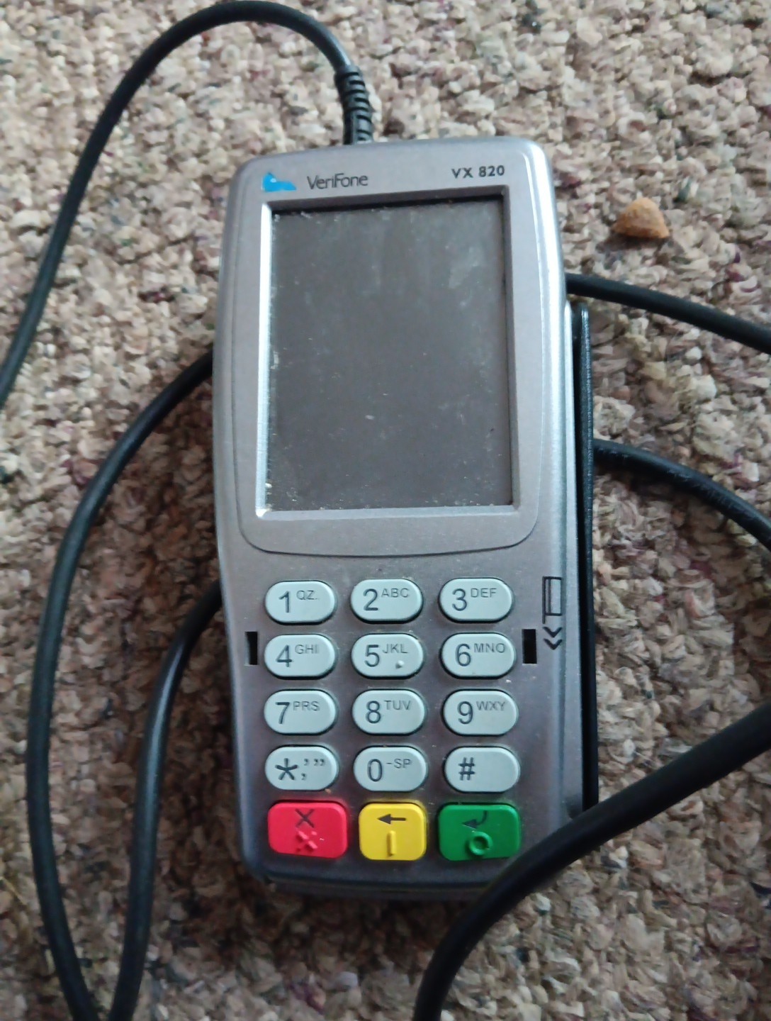 Verifone VX820/VX520 Credit/Debit Card POS Terminals Came From Subway System