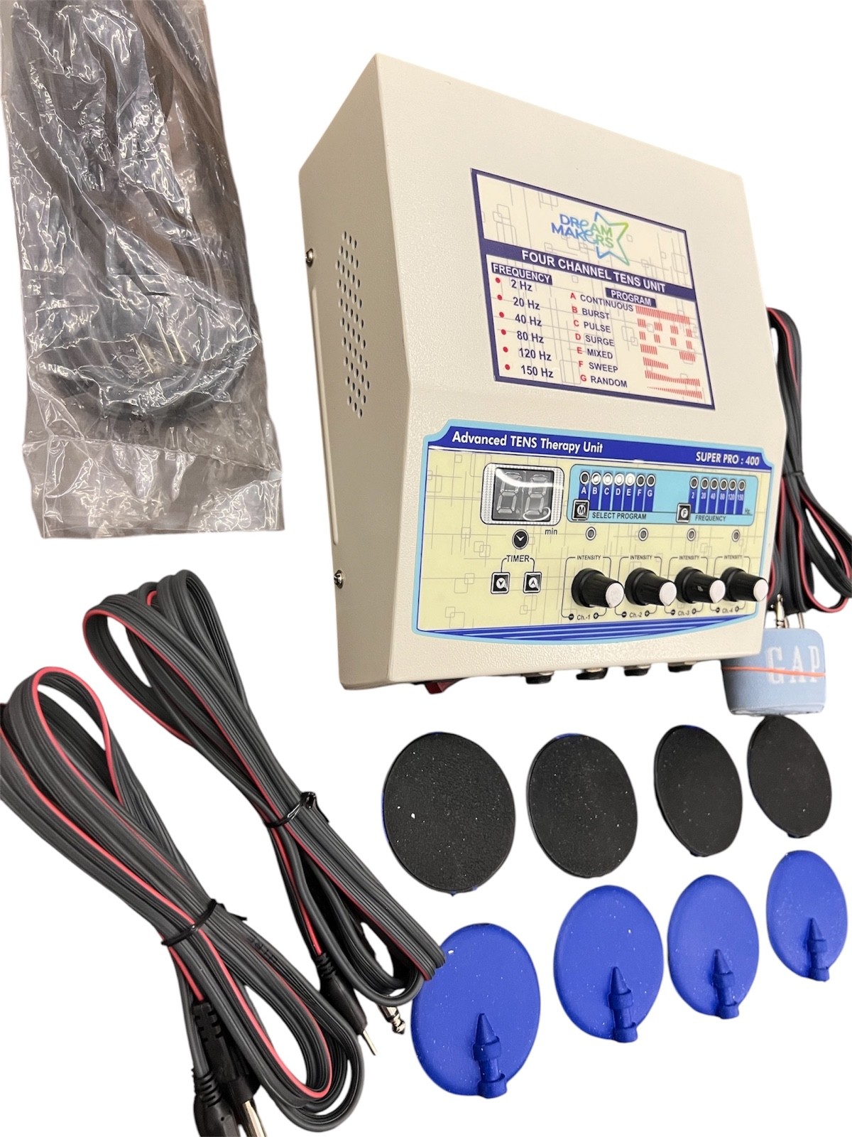Professional Electrotherapy Physical Therapy Machine Prof 4 channel Therapy unit