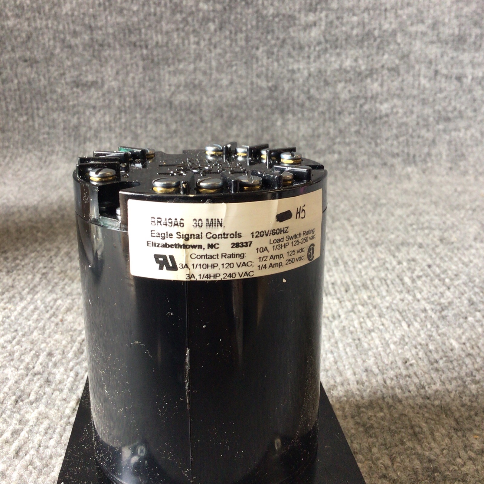 Danaher BR49A6 120/240VAC 3A 0-30MIN Clock Timer New