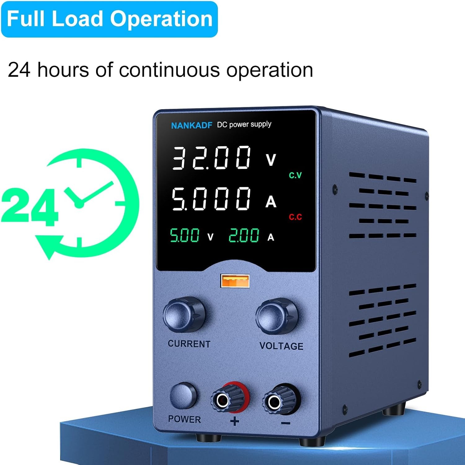 Adjustable DC 0-32V 62V 120V 0-5A 10A Lab Power Supply Variable Bench Switching