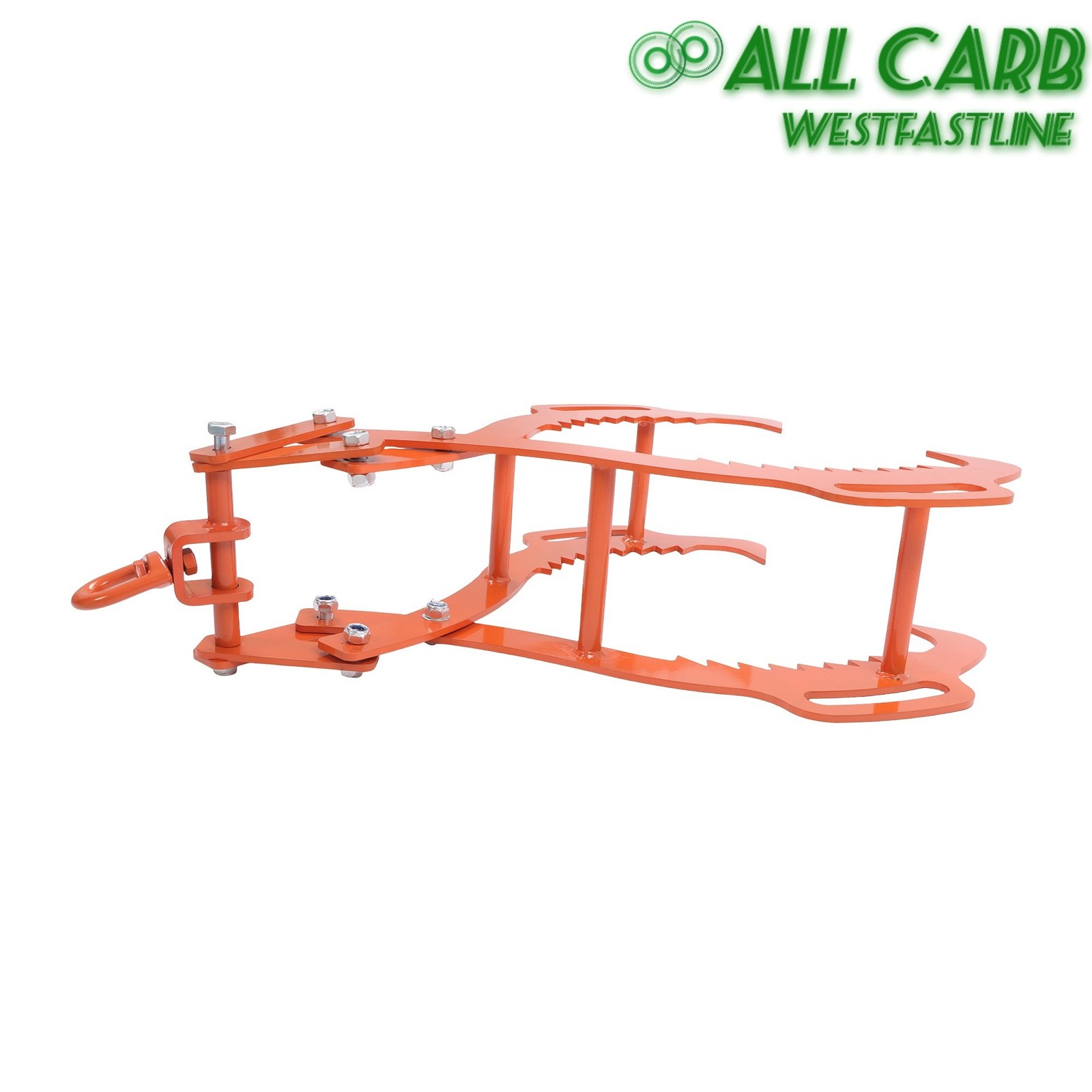 Log Lifting Tongs 4 Serrated Claw Heavy Duty Steel Swivel Dragging Tongs 36″