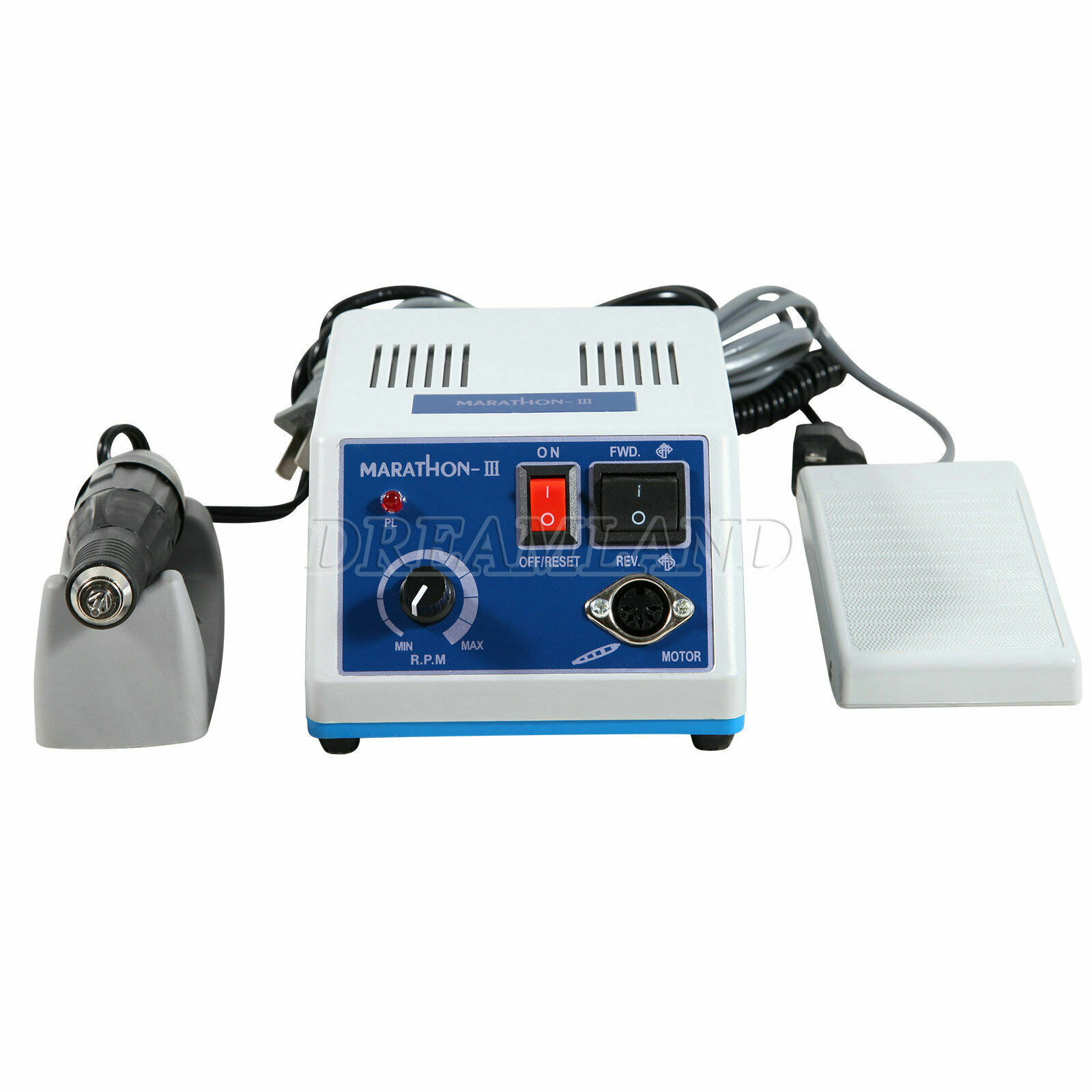 Dental Lab Micro Motor N3 with 35000RPM Handpiece Electric Polishing Machine US