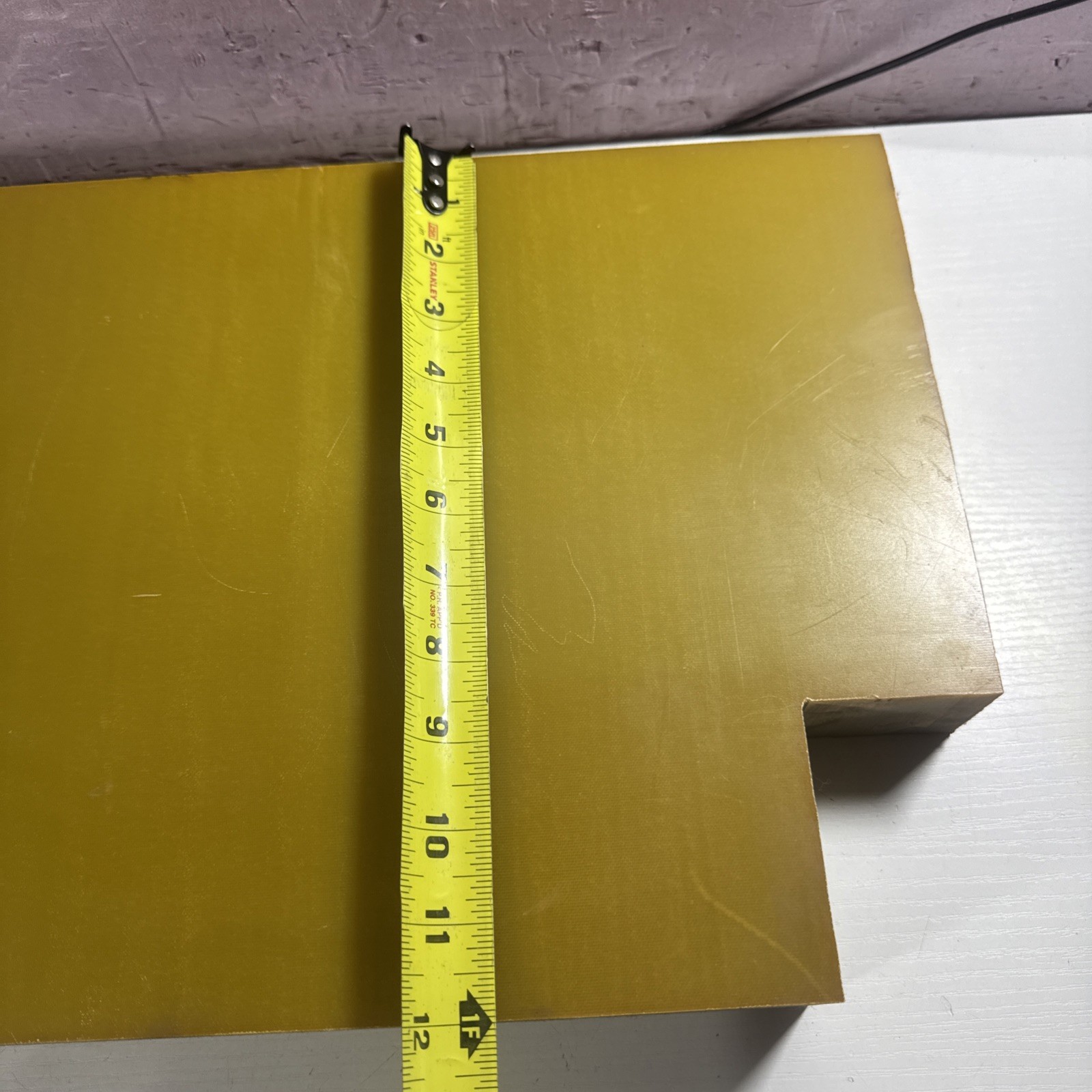 phenolic epoxy fiberglass sheet dark yellow sheet thick