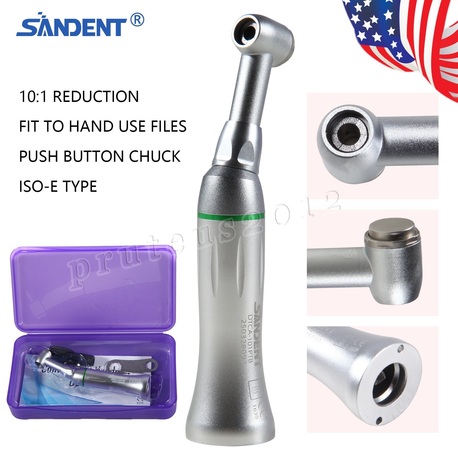 Dental M4 Endo Handpiece 10:1 6:1 Contra Angle Reciprocating Endodontic SANDENT
