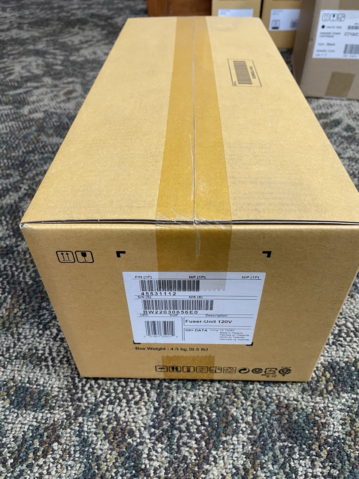 OKI 45531112 Fuser Unit 120V OKI C900 Series ES900 Series NEW